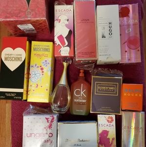 Lot of used, designer perfumes.